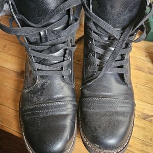 Men's Black Leather Boots